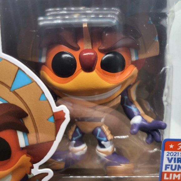 Its About Time Crash Bandicoot in Mask Armor 2021 Summer Virtual Funkon Excl Pop - Picture 7 of 12